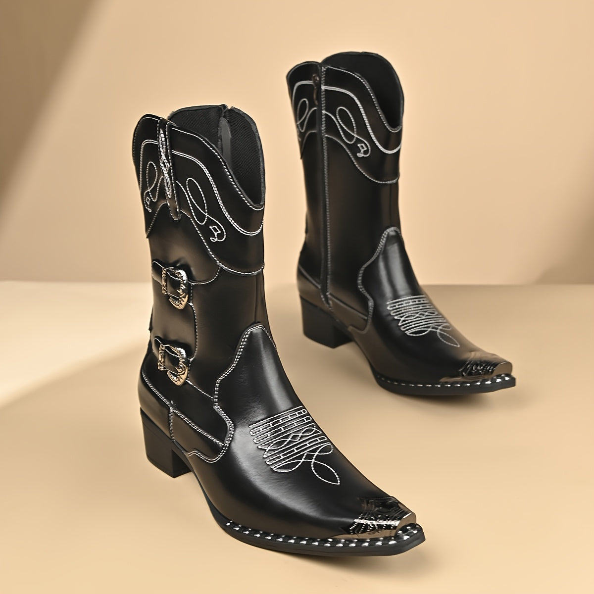 The Lariat Leather Boot