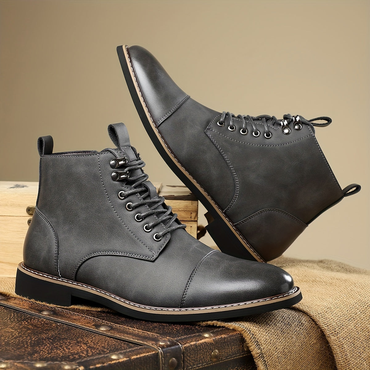 The Mason Leather Boot