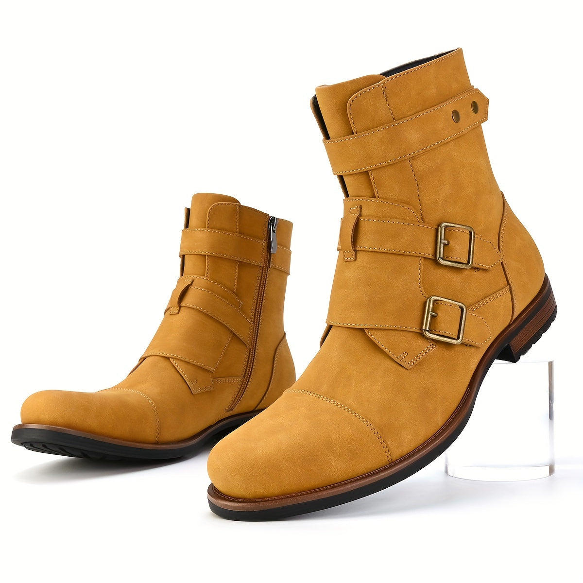 The San Saba Leather Boot