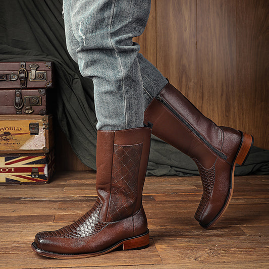 The Rowel Leather Boot