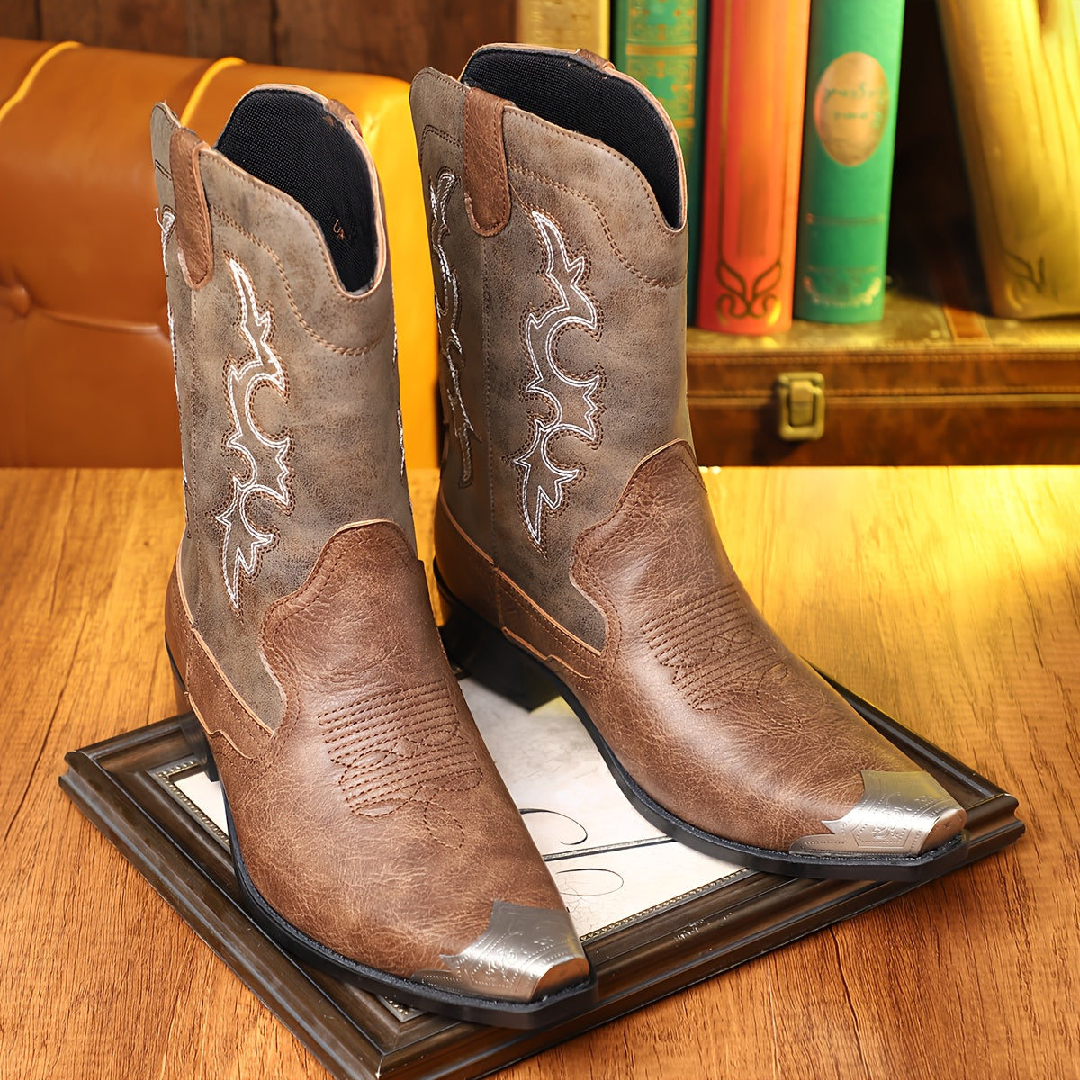 The Pedernales Leather Boot
