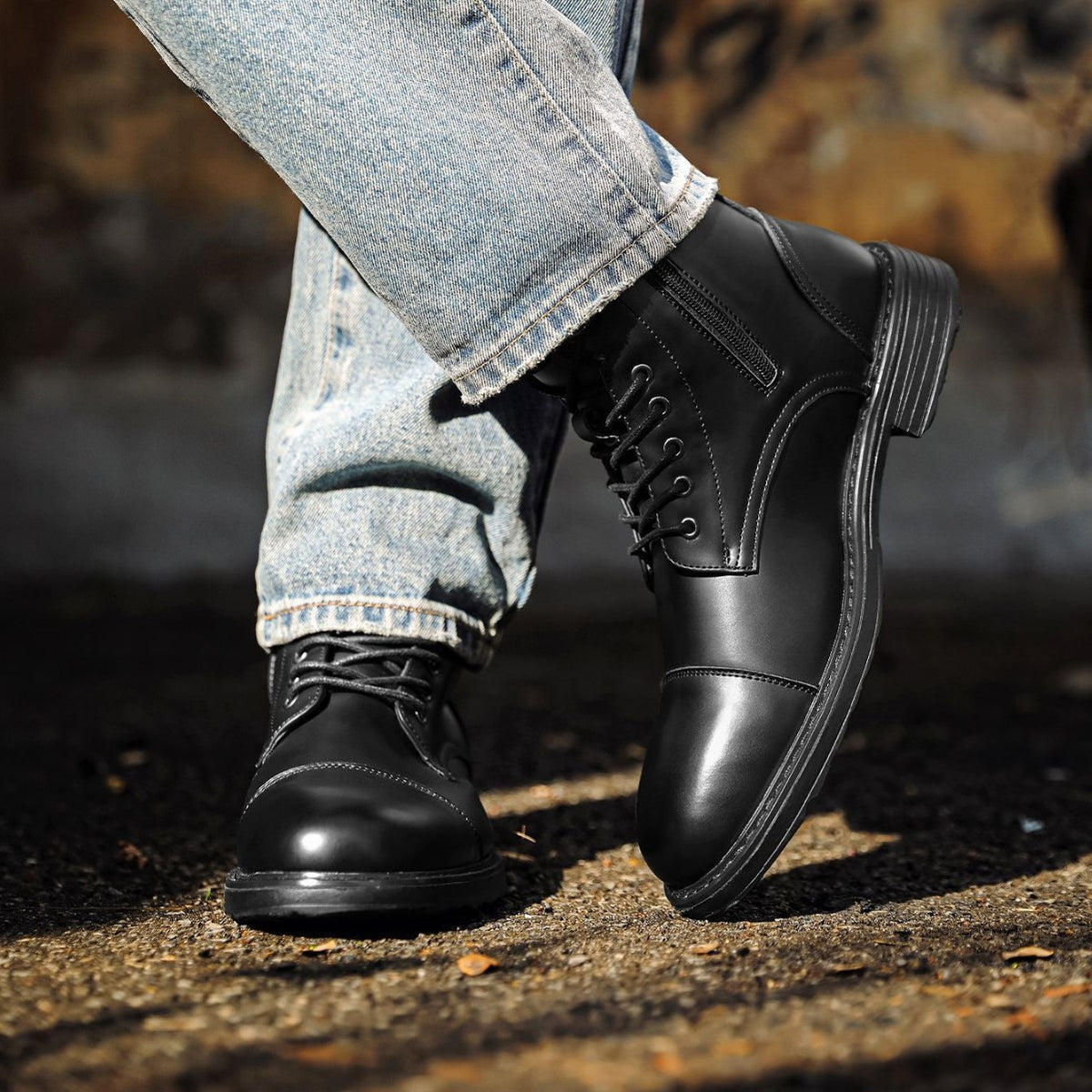 The Ledger Leather Boot