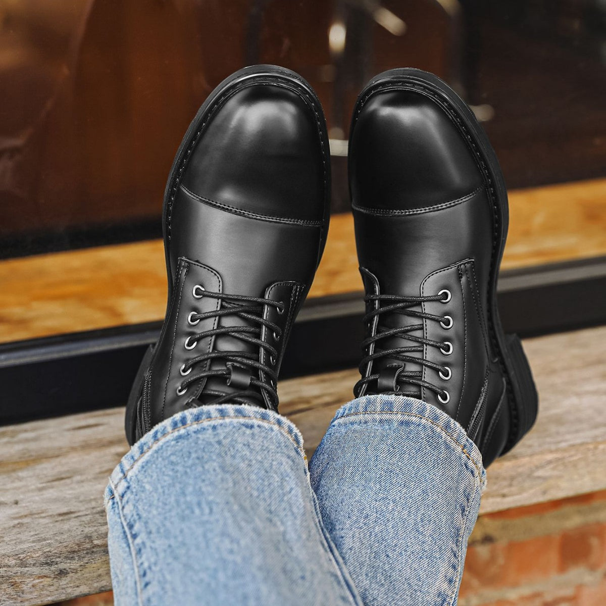 The Ledger Leather Boot