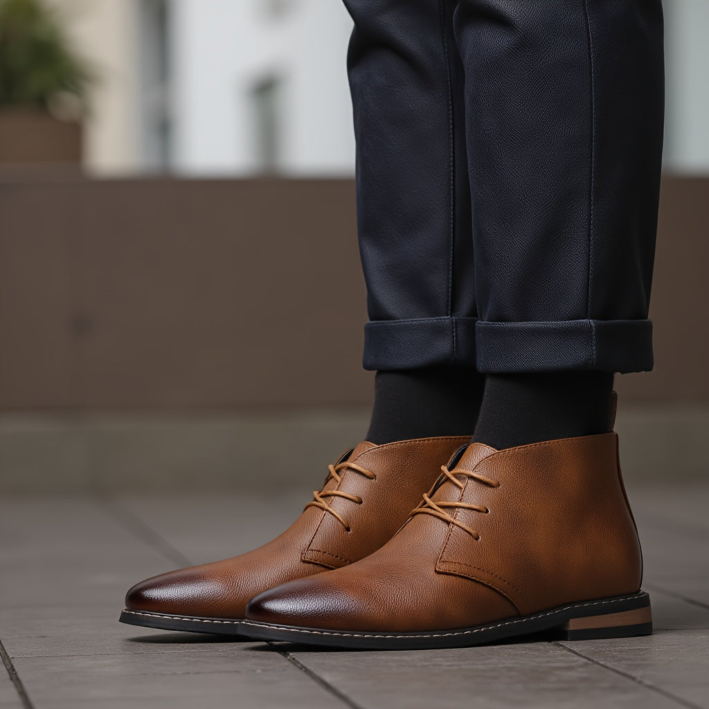 The Luckenbach Leather Boot
