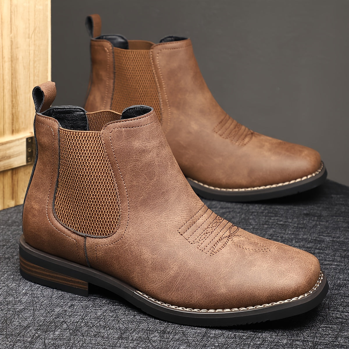 The Castroville Leather Boot