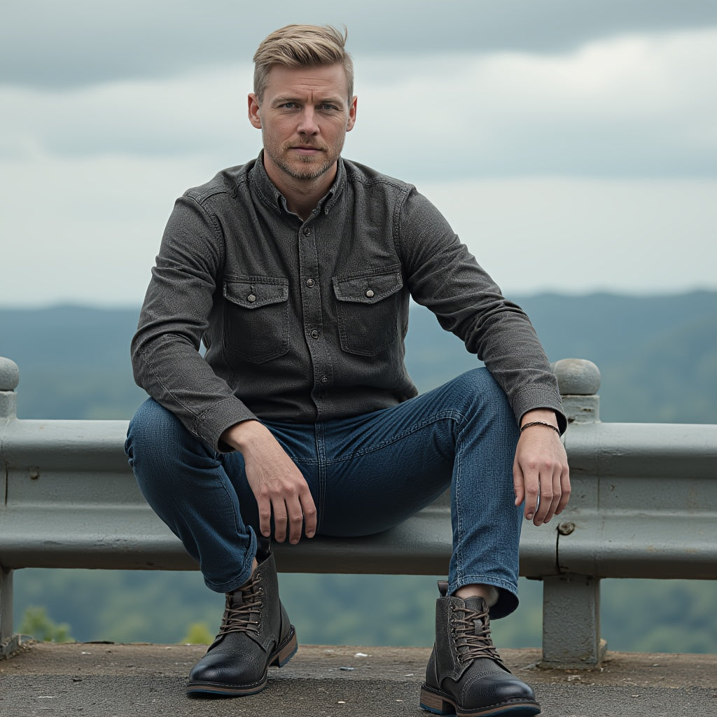 The Sanderson Leather Boot