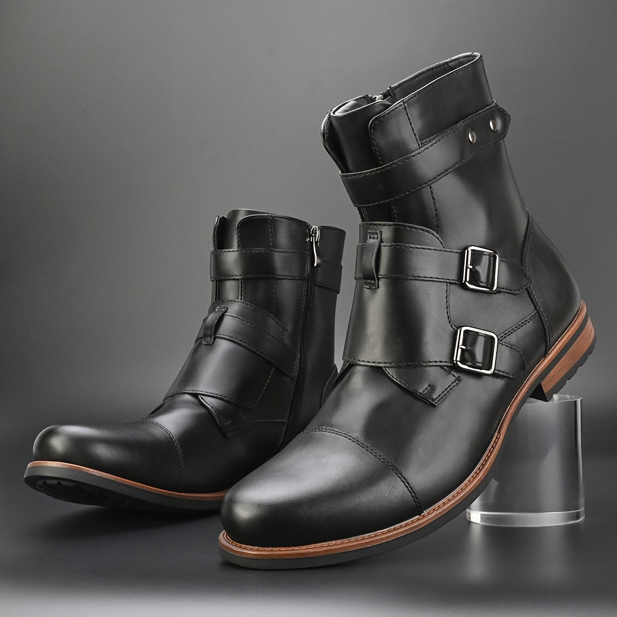 The San Saba Leather Boot
