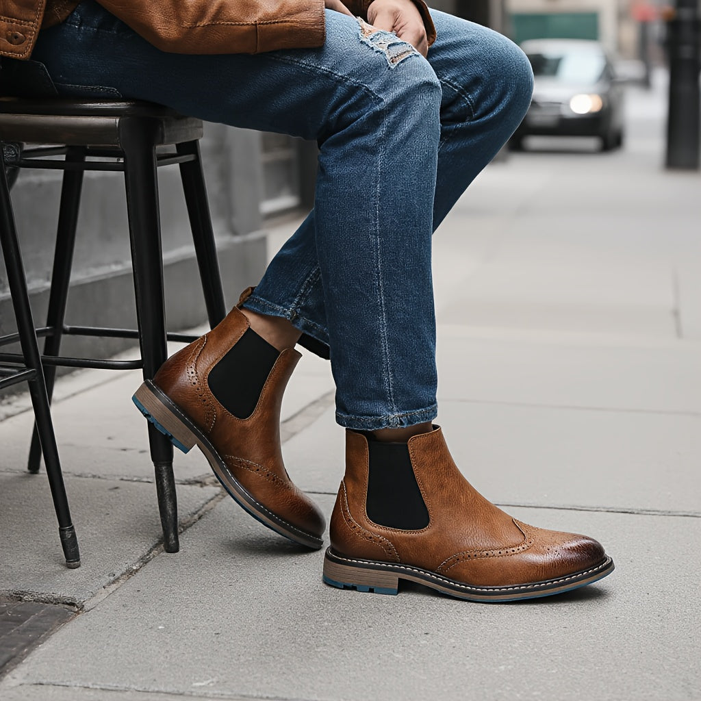 The Patina Leather Boot