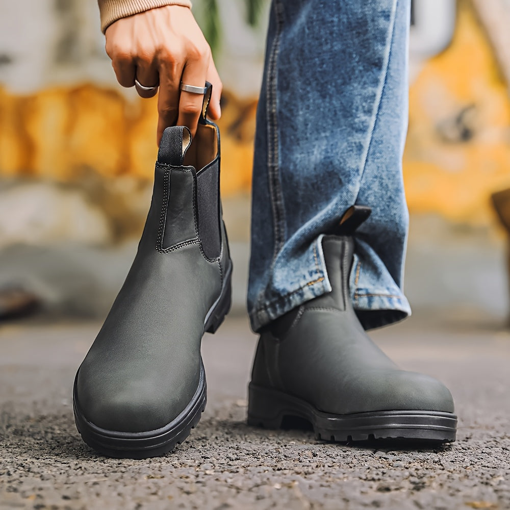 The Elgin Leather Boot