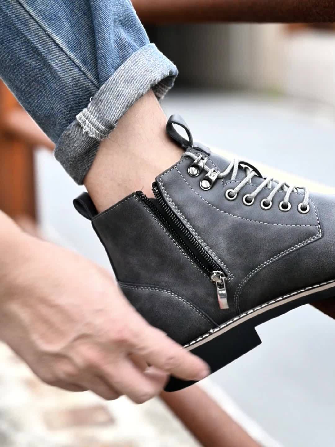 The Mason Leather Boot