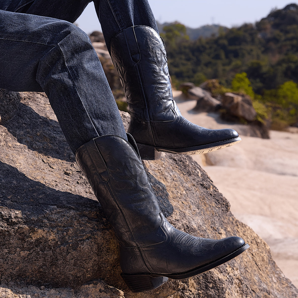 The Pecos Leather Boot