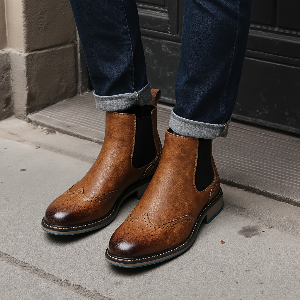 The Patina Leather Boot