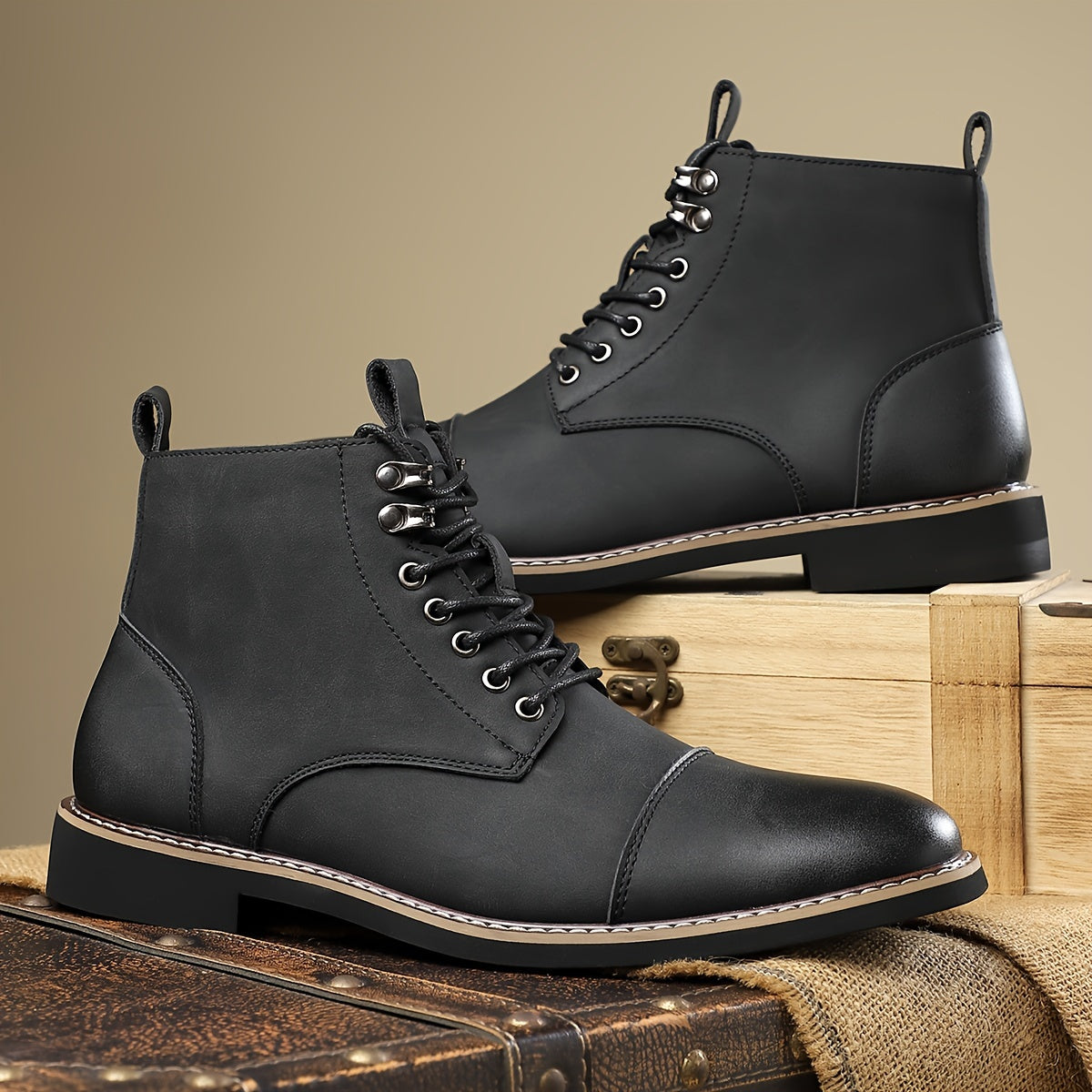 The Mason Leather Boot