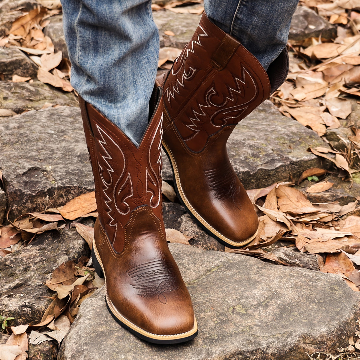 The Lavaca Leather Boot