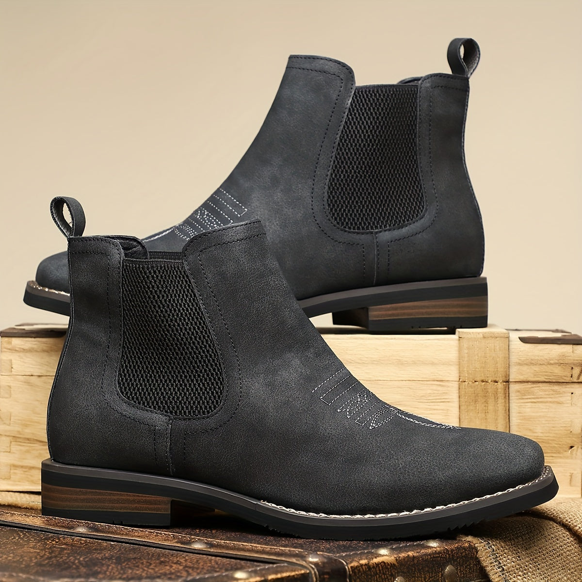 The Castroville Leather Boot