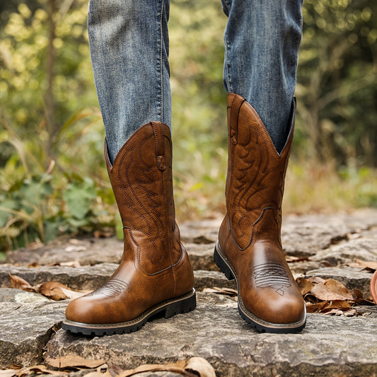 The Goliad Leather Boot